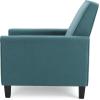 Christopher Knight Home Darvis Fabric Recliner Club Chair, Dark Teal 26.75D x 34W x 36.25H in