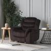 Christopher Knight Home Hawthorne Glider Recliner, Chocholate