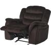 Christopher Knight Home Hawthorne Glider Recliner, Chocholate