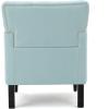 Christopher Knight Home Malone Fabric Club Chair, Light Blue 29.5D x 28W x 33.5H Inch