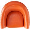 Christopher Knight Home Napoli Bonded Leather Club Chair, Orange 31.69 by 27.92 by 30.7