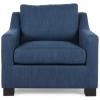 Christopher Knight Home Wesley Contemporary Fabric Club Chair, Beige, Dark Brown 33.5D x 33.75W x 32H Inch(Navy Blue/Dark Brown)