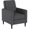 GDFStudio Christopher Knight Home Mervynn Mid-Century Modern Fabric Recliner, Grey(Grey)