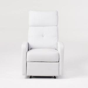 Christopher Knight Home Samedi PU Recliner, White 26.25D x 37.25W x 40H in(White)