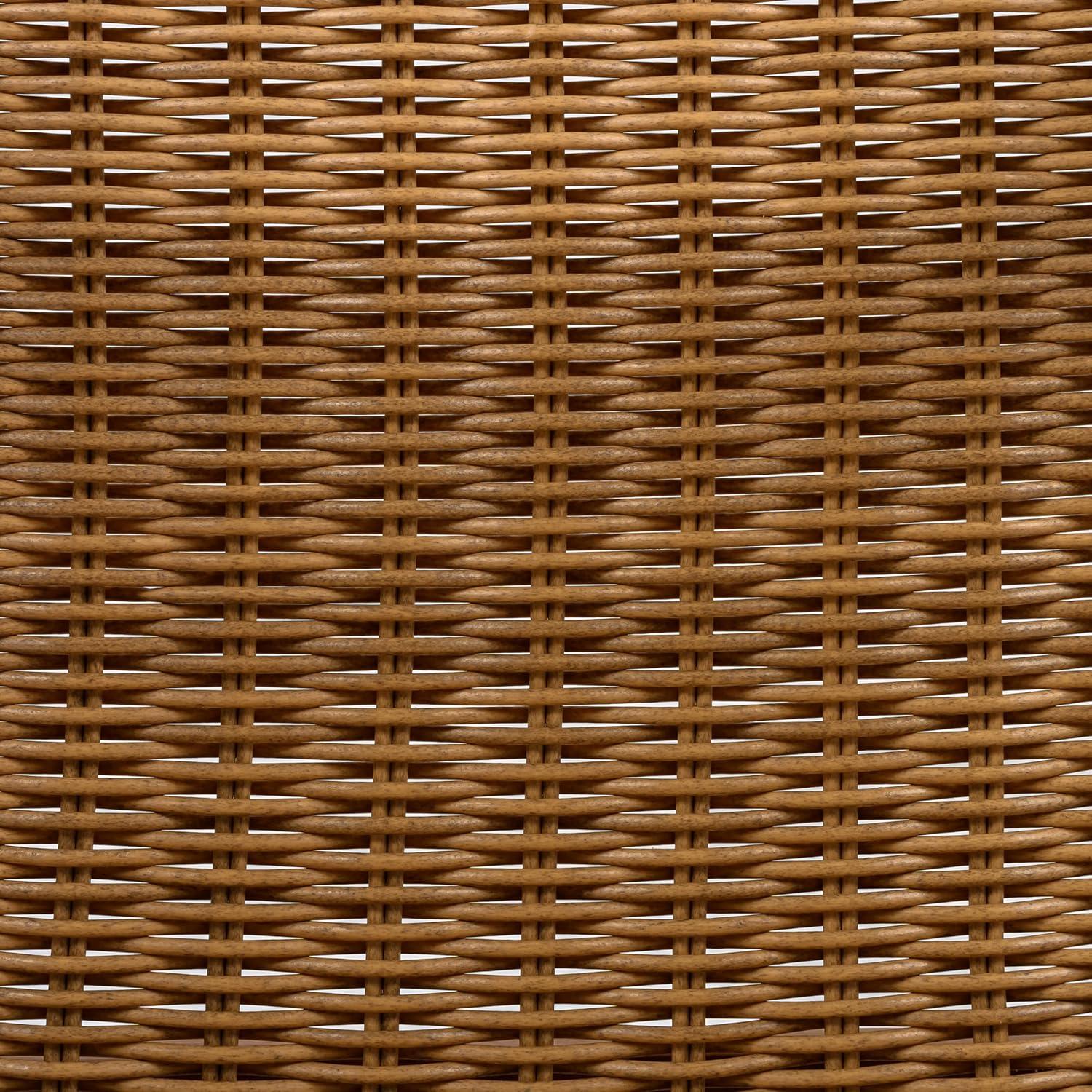 image:imageChristopher Knight Home Kiara Set of 2 Outdoor Dining Chairs Acacia Wood Patio Dining Room Chair with Waterproof Cushions PE Wicker Accent Chair Set Comfy Poolside Kitchen Chairs Teak GreyTeak Grey