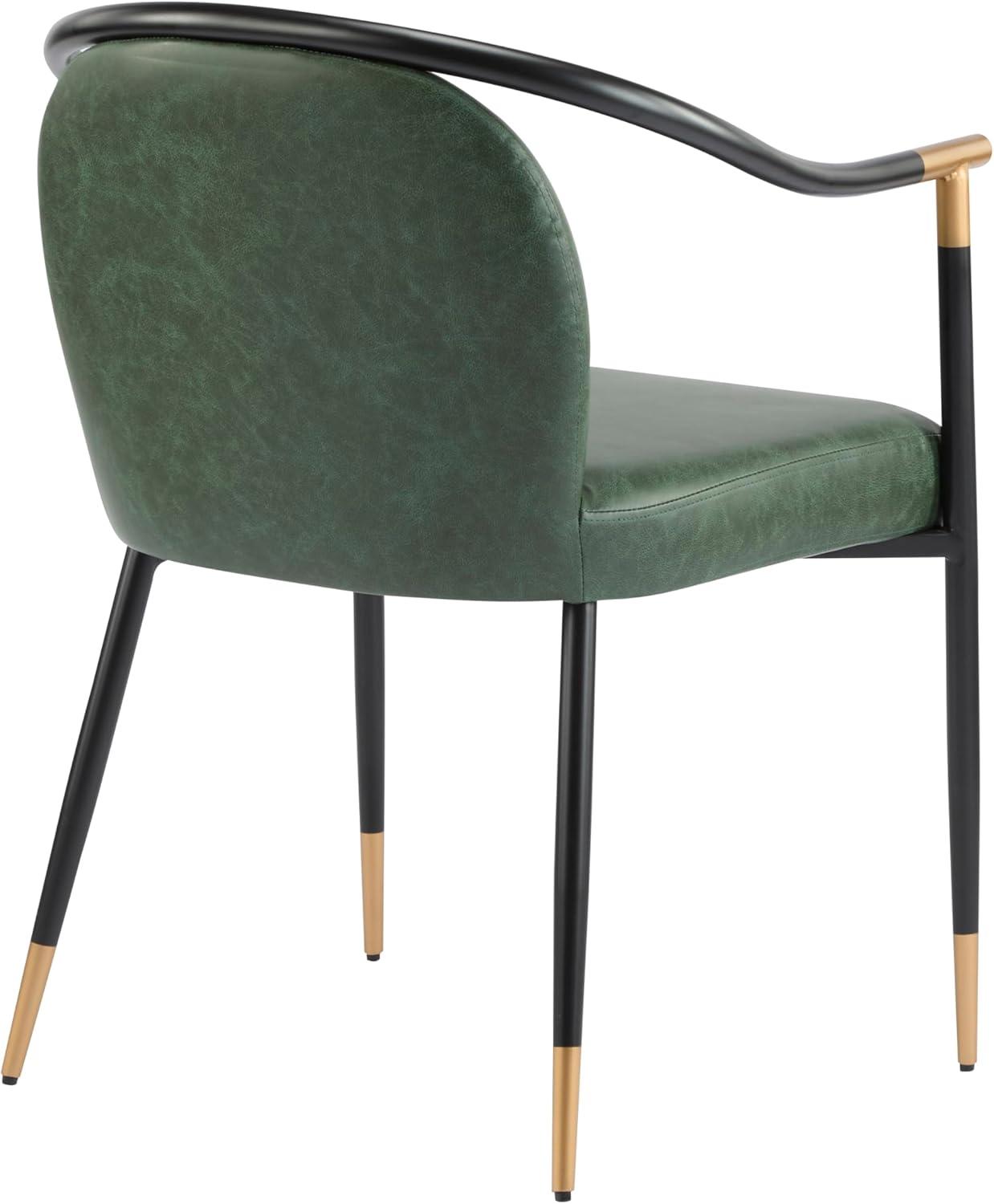 image:imageChristopher Knight Home Paula Dining Chairs Set of 2 Modern Dining Chair with Fabric Upholstery Durable Iron Frame Kitchen Chairs with Armrest Extra Seat for Dining Room Black GreyBlack Green