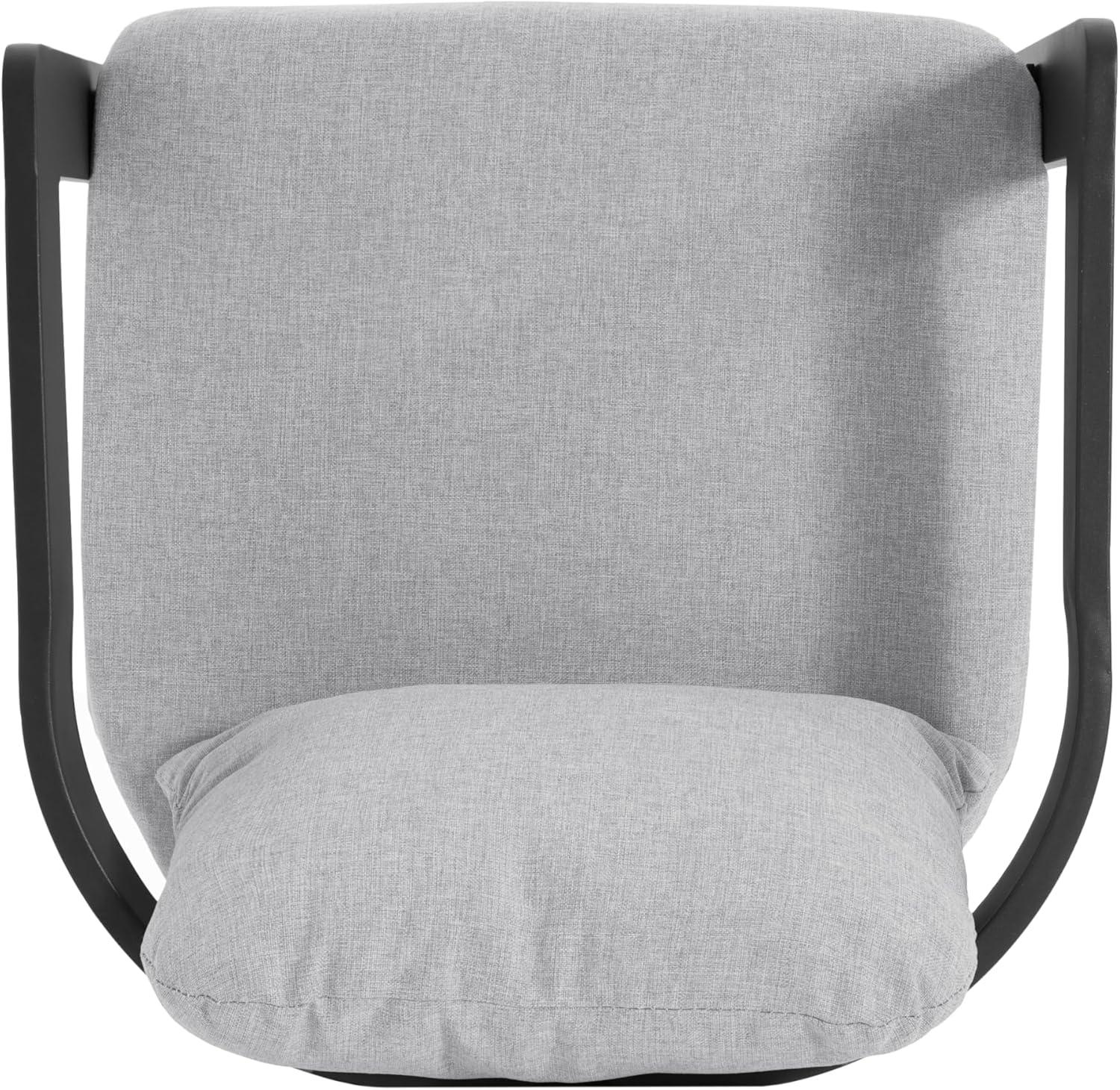 image:imageChristopher Knight Home Pula Patio Dining Chairs Set of 2 Aluminum Outdoor Dining Room Chair Set with Removable Seat and Back Cushion Metal Barrel Chair for Poolside Outdoor Dinner BlackGrayBlackgray
