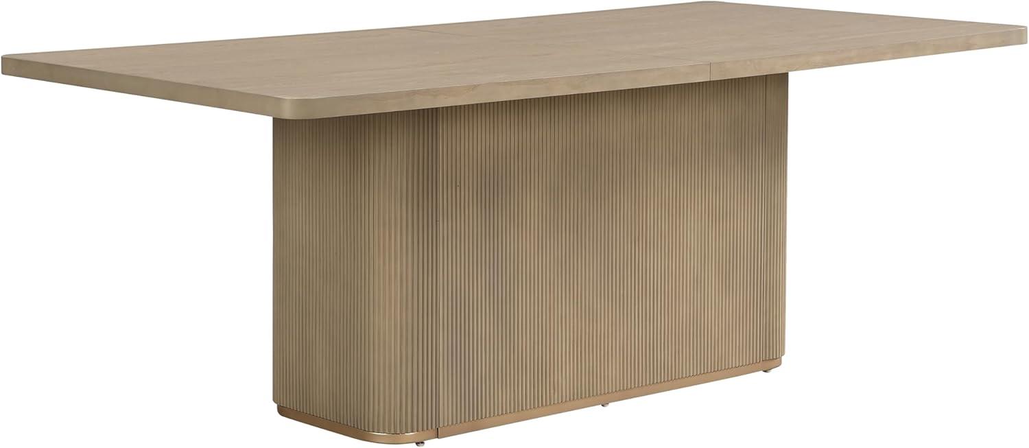 image:imageChristopher Knight Home Scout 84 Inch Dining Table for 6 People Modern Kitchen Table with Pillar Legs Wooden Rectangular Spacious Dinner Furniture for Dining Room Home Office WalnutNatural
