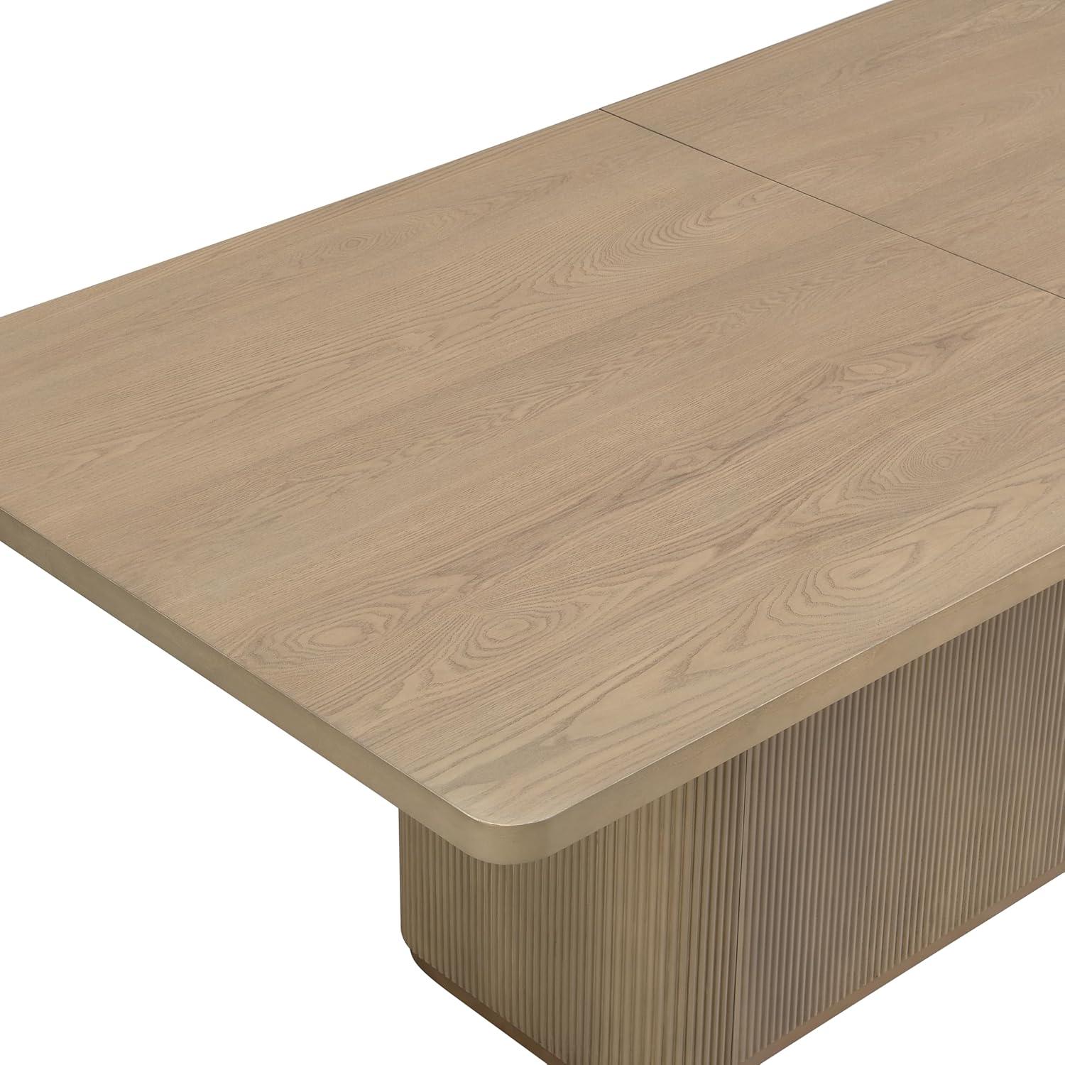 image:imageChristopher Knight Home Scout 84 Inch Dining Table for 6 People Modern Kitchen Table with Pillar Legs Wooden Rectangular Spacious Dinner Furniture for Dining Room Home Office WalnutNatural