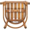 Christopher Knight Home Kuart Acacia Wood Outdoor Bar Stool Set of 2 with Cushion, Patio Armchair Set for Bar Table, Wooden Counter Height Patio Bar Stool with Footrest, Teak+Beige(Teak+beige)