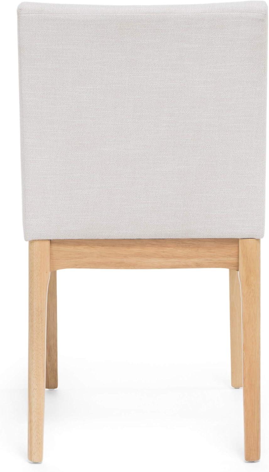 image:imageChristopher Knight Home Benson MidCentury Modern 7 Piece Dining Set Light Beige and WalnutNatural Oak Light Beige