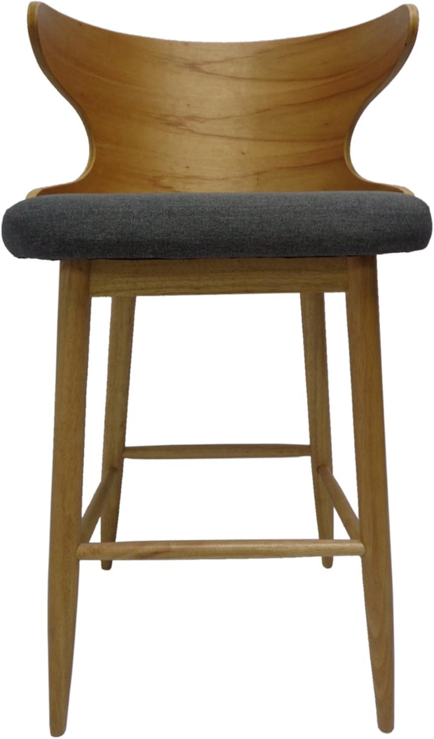 image:imageChristopher Knight Home GDFStudio Christopher Knight Home Truda Mid Century Modern Fabric Barstools Set of 2 in CharcoalCharcoalNatural
