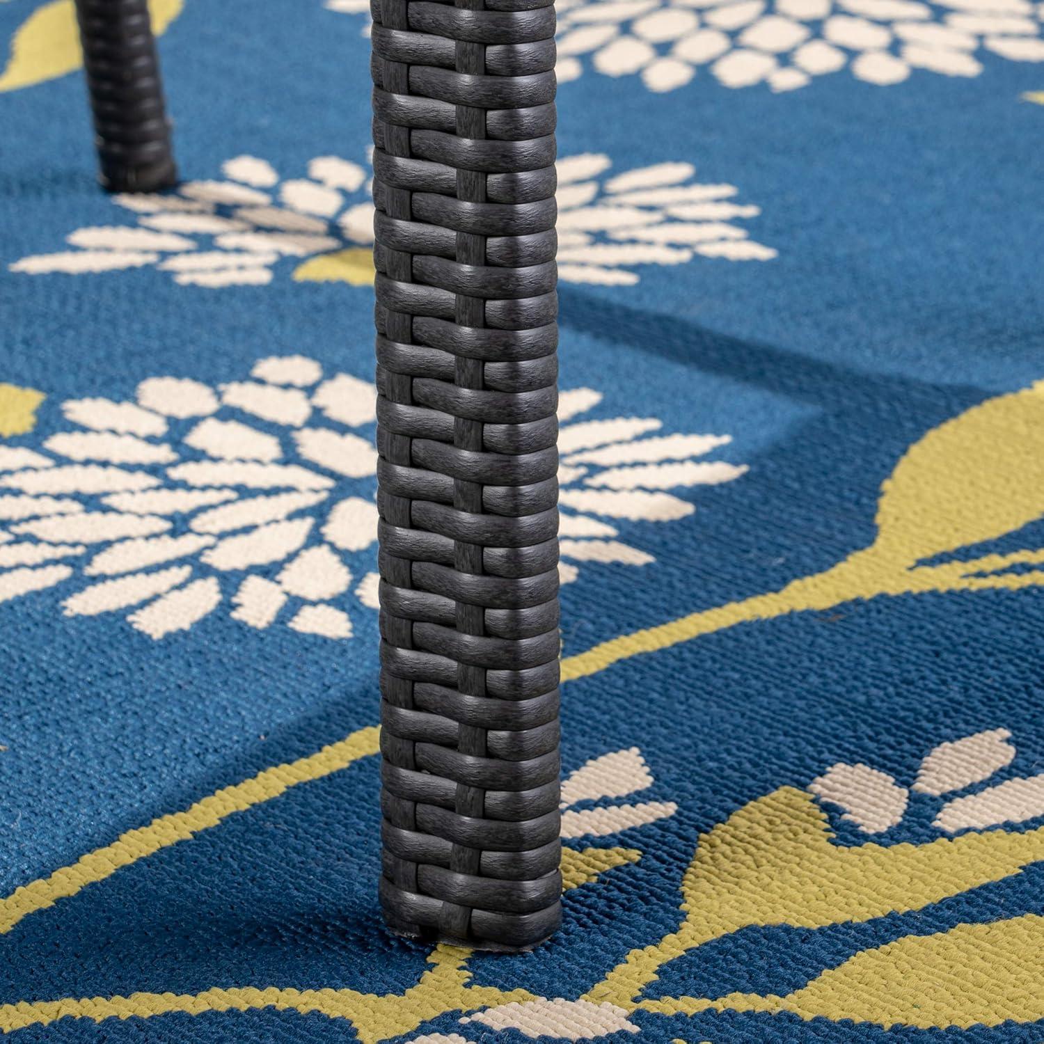 image:imageChristopher Knight Home Kearns Outdoor 3 Piece Wood and Wicker Bistro Set Gray FinishGrayGray