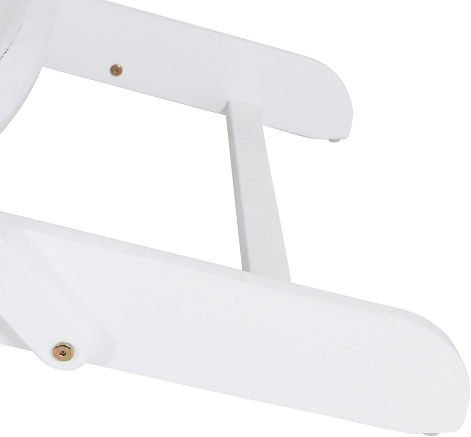 image:imageChristopher Knight Home Maison Outdoor 5 Piece Acacia WoodLight Weight Concrete Adirondack Chair Set with Fire Pit 3025 W x 3575 D x 3425 H White Gray
