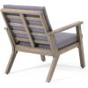 Christopher Knight Home Benny Outdoor 2 Seater Chat Set with Ottomans, Gray Finish, Dark Gray