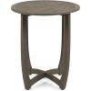 Christopher Knight Home Coronad Outdoor 2-Seater Acacia Wood Bistro Set, Gray and Crème