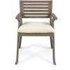Christopher Knight Home Coronad Outdoor 2-Seater Acacia Wood Bistro Set, Gray and Crème