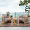 Gray + Teak