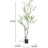 Christopher Knight Home Bowrun 6′ x 3′ Artificial Enkianthus Tree – Silk – Green