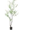 Christopher Knight Home Bowrun 6′ x 3′ Artificial Enkianthus Tree – Silk – Green