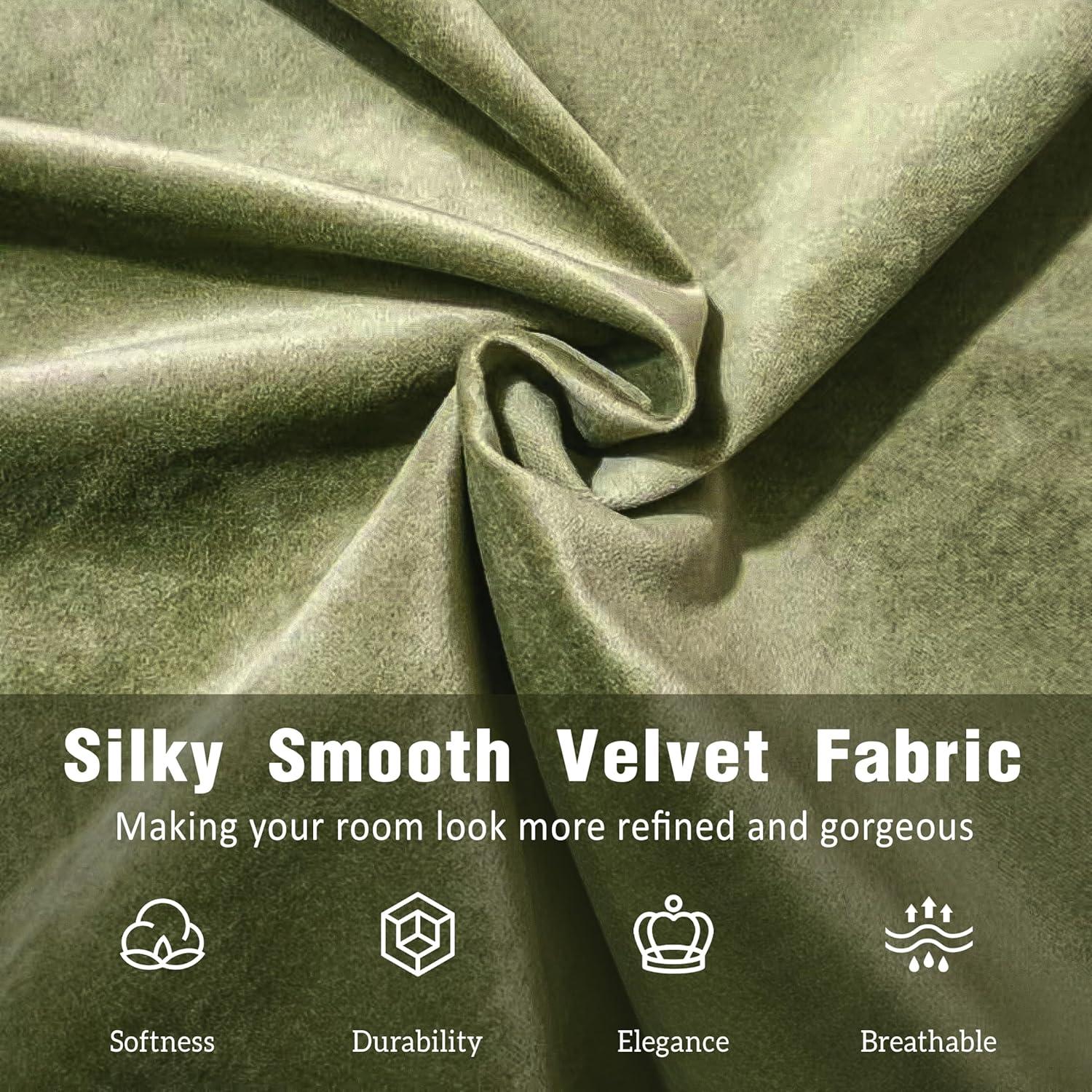 image:imageChristopher Knight Home Hazel Queen Size Platform Bed Velvet Fabric Headboard and Bed Frame Upholstered CurveShaped Queen Headboard Wooden Slats Panel Support Easy Assembly Olive GreenOlive Green Velvet