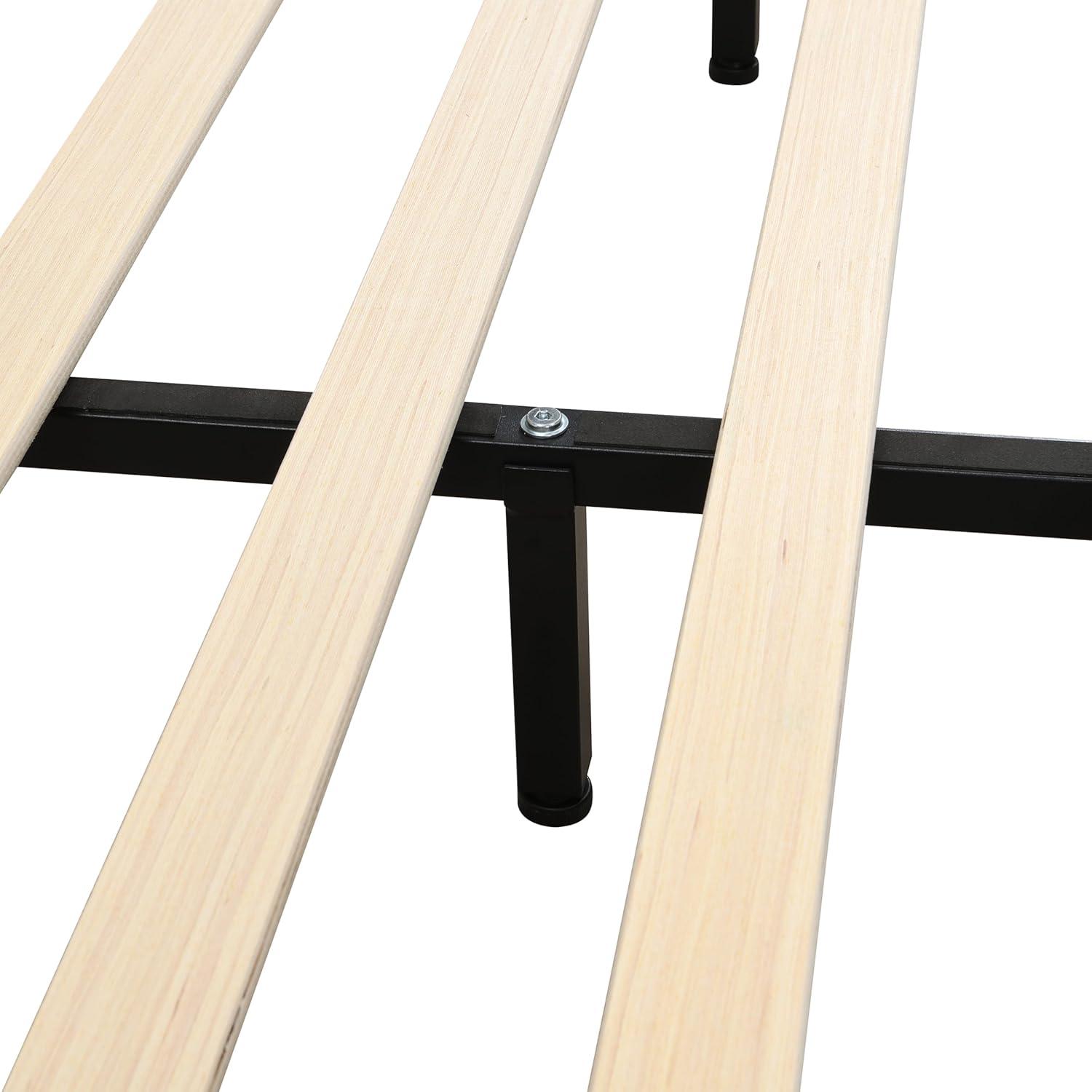 image:imageChristopher Knight Home Lanet Linen Upholstered King Size Bed Frame with Headboard Modern King Bed Frame and Headboard Wooden Slats Support Easy Assembly No Box Spring Needed BeigeKing US Standard