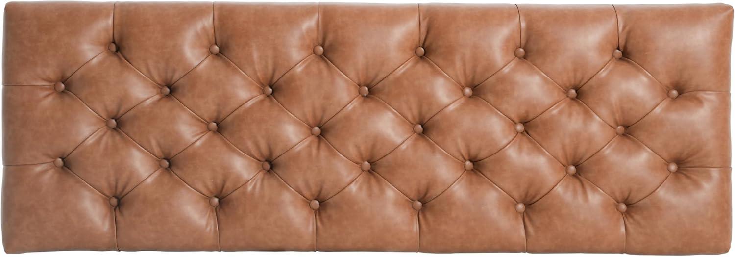 image:imageChristopher Knight Home Ottilie PU Leather Storage Ottoman Bench Wooden Rectangular Ottoman with Storage Bedroom End of Bed Foot Stool Entryway Ottoman Footrest Living Room Extra Seat BrownBrown