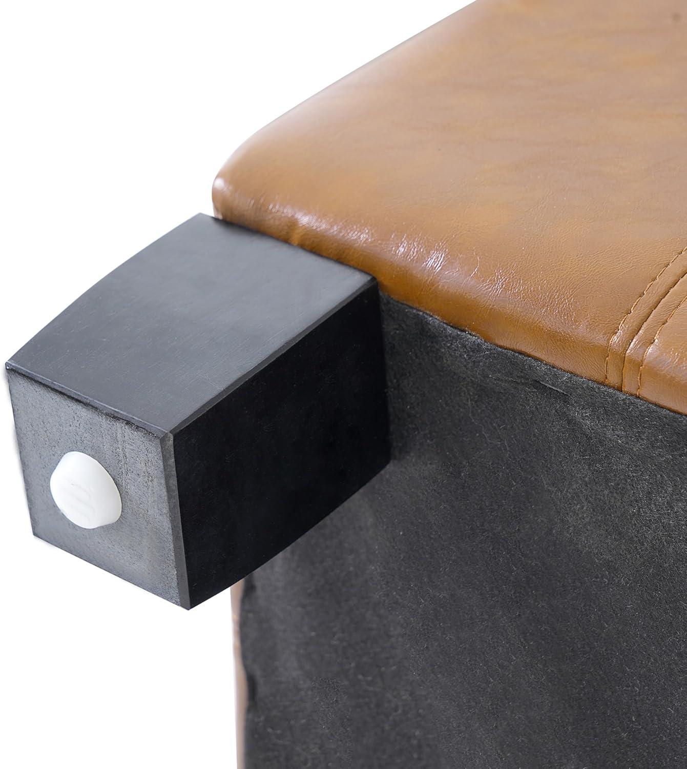 image:imageChristopher Knight Home Ottilie PU Leather Storage Ottoman Bench Wooden Rectangular Ottoman with Storage Bedroom End of Bed Foot Stool Entryway Ottoman Footrest Living Room Extra Seat BrownBrownPu