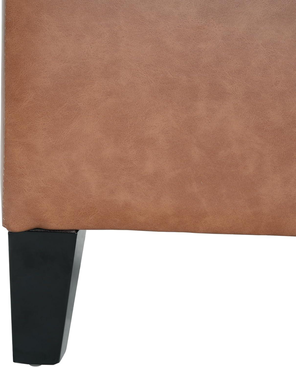 image:imageChristopher Knight Home Ottilie PU Leather Storage Ottoman Bench Wooden Rectangular Ottoman with Storage Bedroom End of Bed Foot Stool Entryway Ottoman Footrest Living Room Extra Seat BrownBrown