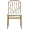 Christopher Knight Home Set of 2 Busby Patio PE Wicker Dining Chairs, Outdoor Woven Rattan Accent Chair with Iron Frame+Cushion, Fully Assembled Lounge Chair Outdoor for Garden/Balcony, Natural(Natural)