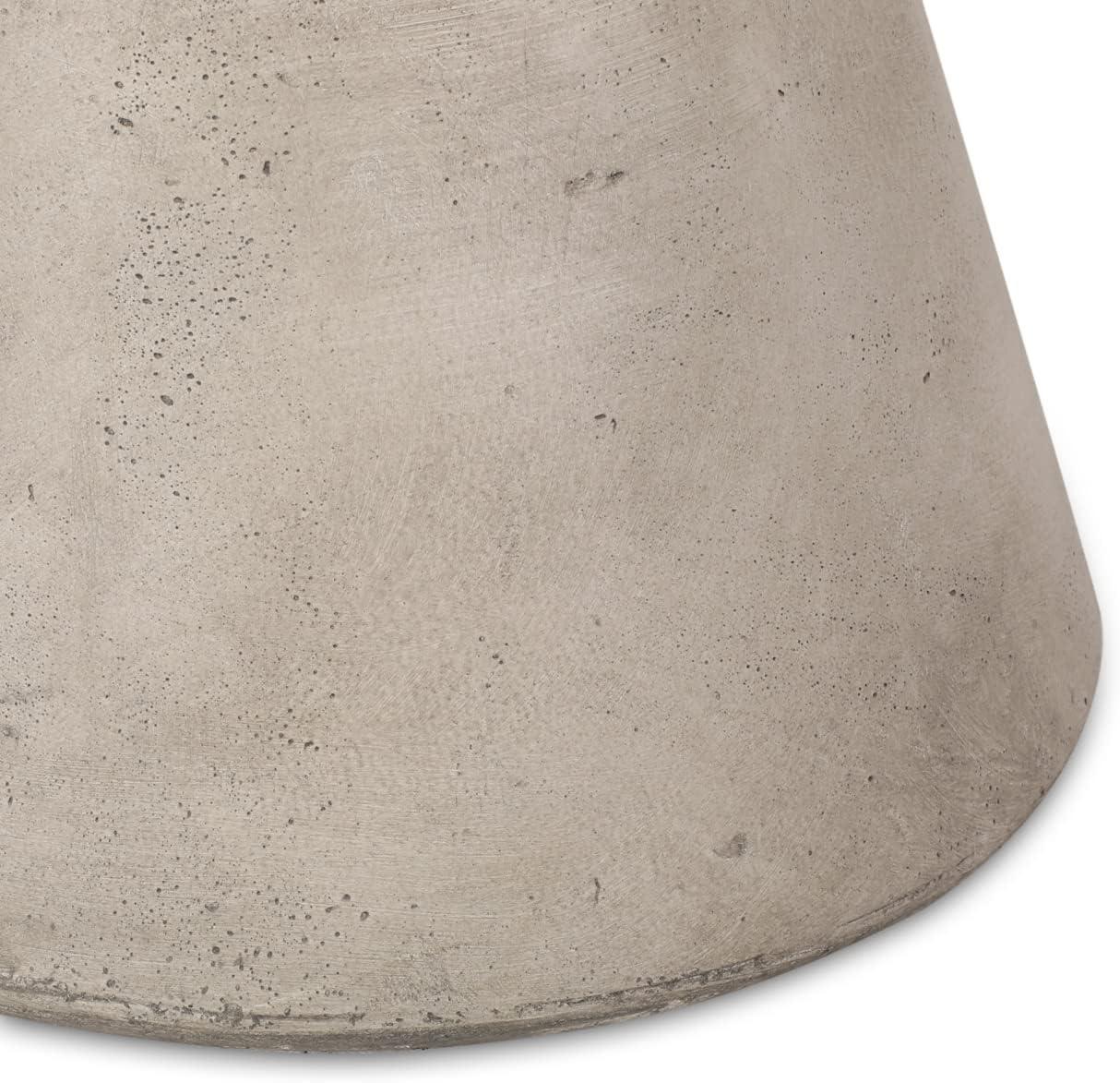 image:imageChristopher Knight Home Cayce Outdoor Lightweight Concrete Side Table Concrete FinishSamm light Gray
