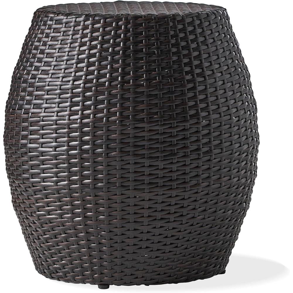 image:imageChristopher Knight Home Canary Outdoor Wicker 14 Side Table GreyMultibrown