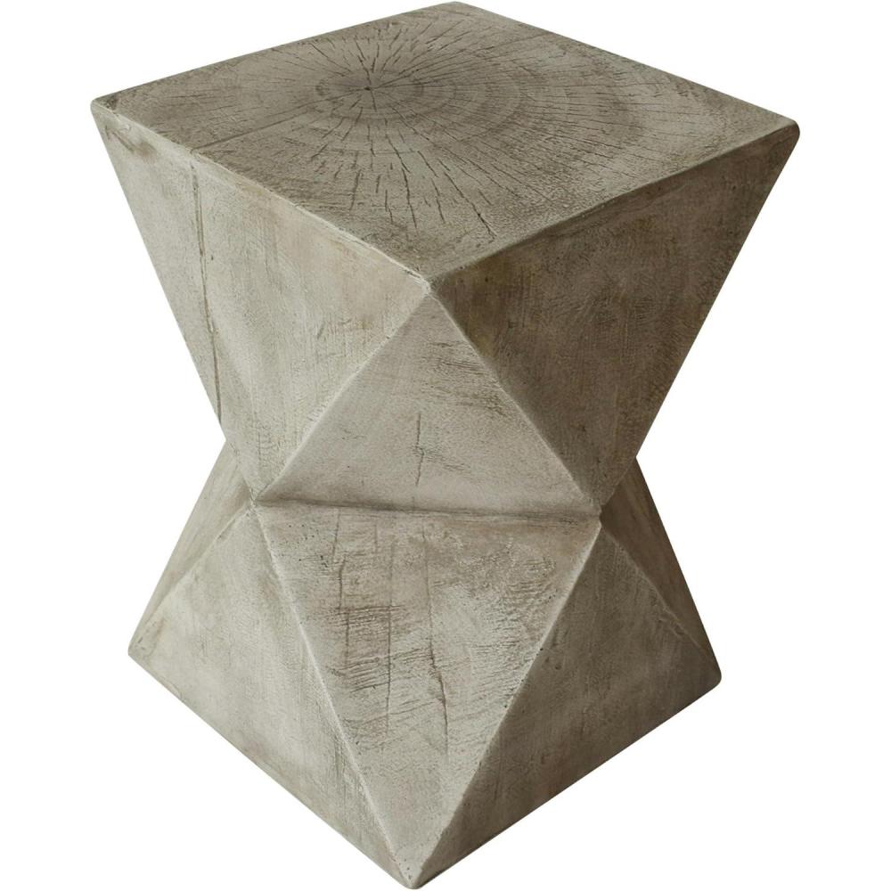 image:imageChristopher Knight Home Lux Outdoor Lightweight Concrete Accent Table NaturalLux light Gray