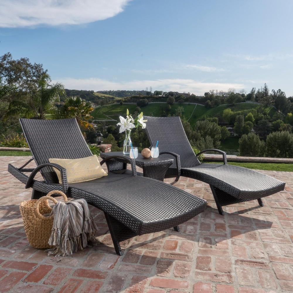 image:imageChristopher Knight Home Salem Chaise Lounge Set Multibrown Wicker