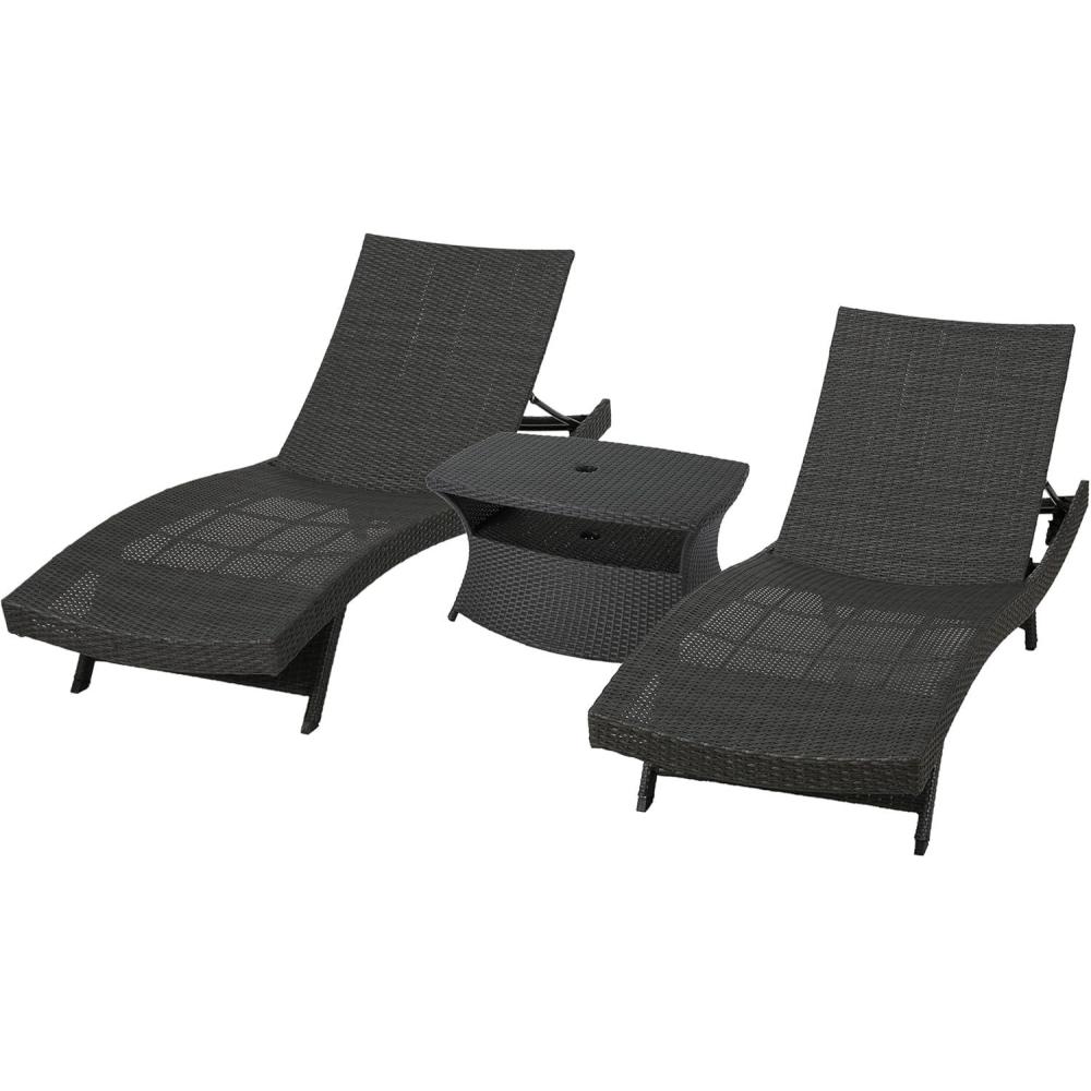 image:imageChristopher Knight Home Salem Outdoor Chaise LoungeBrown
