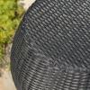 Christopher Knight Home Canary Outdoor Wicker 14″ Side Table, Grey(Black)