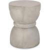 Christopher Knight Home Cayce Outdoor Lightweight Concrete Side Table, Concrete Finish(Norma concrete Finish)