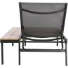 Christopher Knight Home John Outdoor Chaise Lounge with Side Table (Set of 4), Gray