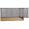 Christopher Knight Home John Outdoor Chaise Lounge with Side Table (Set of 4), Gray