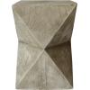 Christopher Knight Home Lux Outdoor Lightweight Concrete Accent Table, Natural(Lux light Gray)