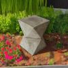 Christopher Knight Home Lux Outdoor Lightweight Concrete Accent Table, Natural(Lux light Gray)