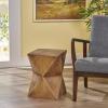 Christopher Knight Home Lux Outdoor Lightweight Concrete Accent Table, Natural(Lux natural)