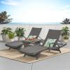 Christopher Knight Home Salem Chaise Lounge Set, 2-Pcs Set
