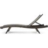 Christopher Knight Home Salem Chaise Lounge Set, Mixed Mocha Wicker