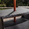 Christopher Knight Home Salem Chaise Lounge Set, Multibrown Wicker