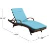 Christopher Knight Home Salem Chaise Outdoor Lounge