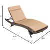 Christopher Knight Home Salem Outdooor Wicker Adjustable Chaise Lounge with Cushion