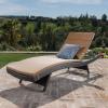 Christopher Knight Home Salem Outdooor Wicker Adjustable Chaise Lounge with Cushion