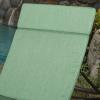 Christopher Knight Home Salem Outdoor Wicker Adjustable Chaise Lounge with Cushions, Multibrown And Jungle Green