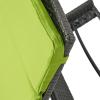 Christopher Knight Home Salem Outdoor Wicker Adjustable Chaise Lounges with Cushions, 2-Pcs Set, Multibrown / Bright Green(Multibrown / Bright Green)